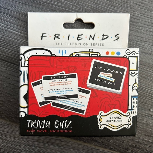 Games | Friends Tv Show Trivia Quiz Card Game | Poshmark